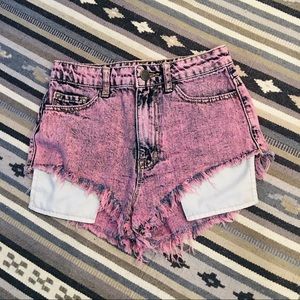 ❤️UO BDG Pink High Rise Lou Shorts Size 25W